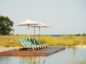 Bio pond relax area